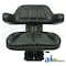 A & I Products Seat w/ Wrap Around Back w/Arms, Black Vinyl, 265 lb / 120 kg Weight Limit 0" x0" x0" A-W333BL - alternate 2